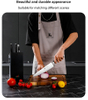 Professional 6-Piece 30Cr13 Stainless Steel Kitchen Knife Set in 1 with Modern Block for Commercial Restaurants