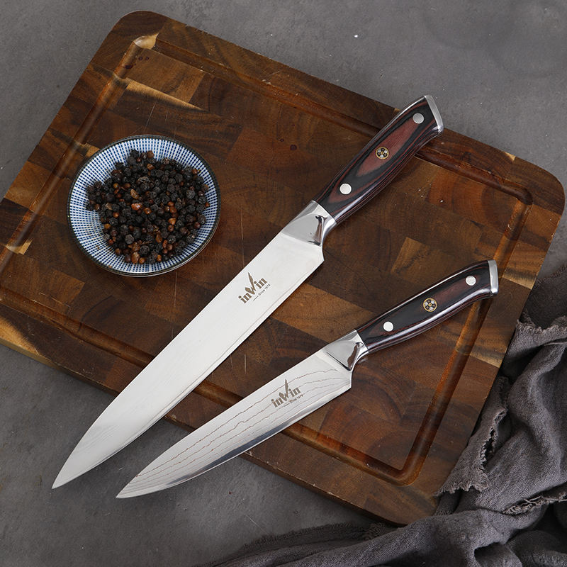 Japanese Super Steel Damascus Knife Set 3 PCS Chef Knife Set
